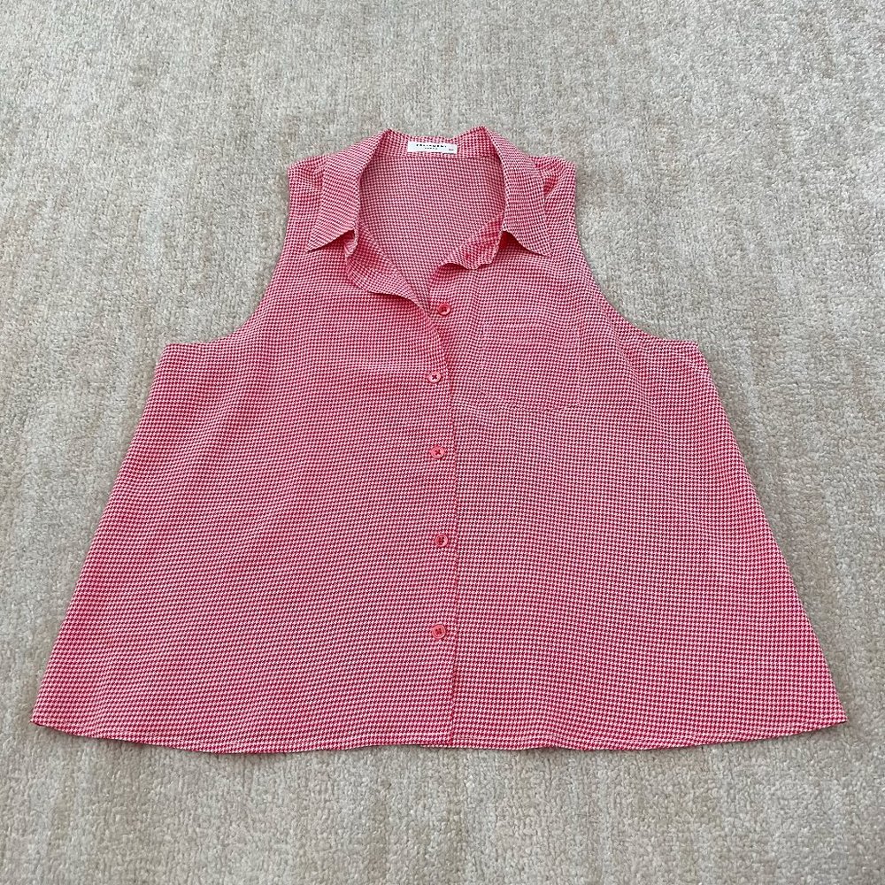 Equipment Silk Button Down Blouse Shirt Top S